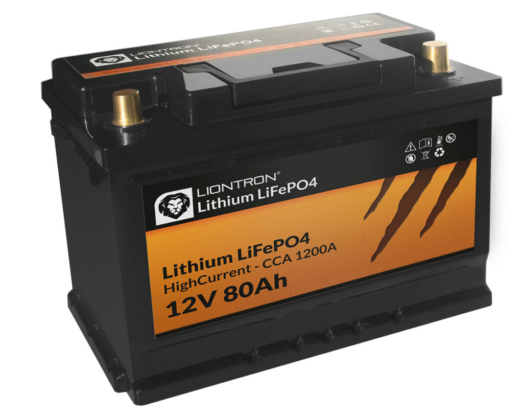 LIONTRON HighCurrent 12.8V 80Ah / CCA 1200A