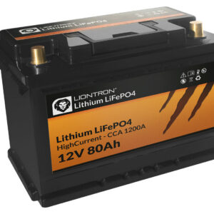 LIONTRON HighCurrent 12.8V 80Ah / CCA 1200A