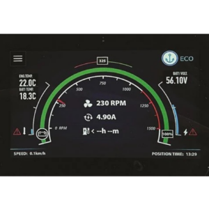 Multifunktsionaalne ekraan elektrilistele ajamisüsteemidele
