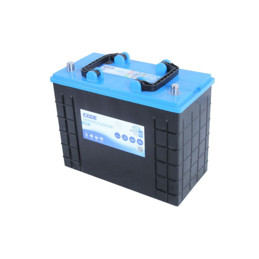 EXIDE Dual ER600 mere- ja vaba-ajaaku 12V 120Ah