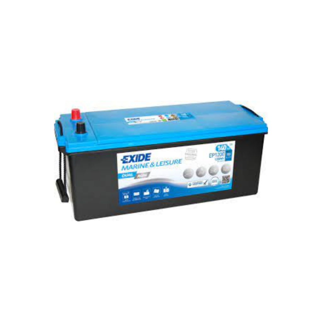 EXIDE Dual AGM EP1200 mere- ja vabaajaaku 12V 140Ah